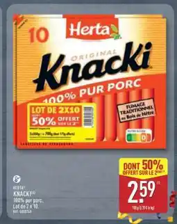 ALDI HERTA Knacki offre