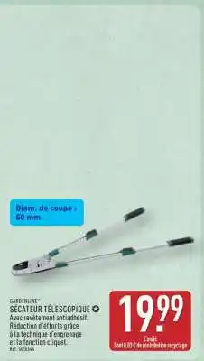 ALDI SÉCATEUR TÉLESCOPIQUE offre