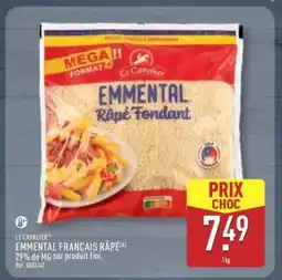 ALDI LE CAVALIER EMMENTAL FRANÇAIS RÂPÉ offre