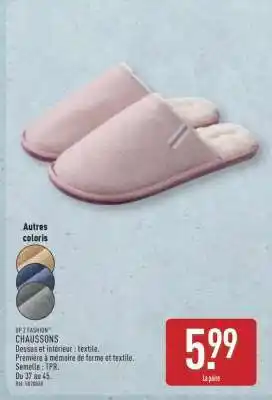 ALDI Chaussons offre