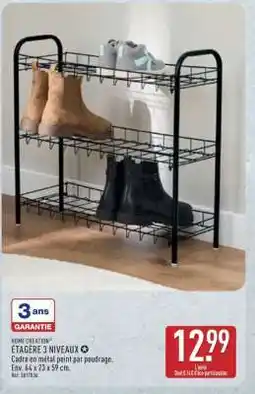 ALDI ÉTAGÈRE 3 NIVEAUX offre