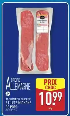 ALDI 2 filets mignons de porc offre
