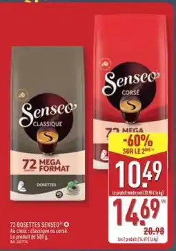 ALDI 72 Dosettes Senseo offre