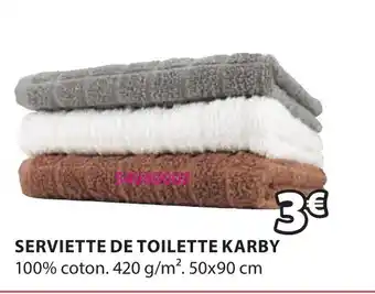 JYSK Serviette de Toilette Karby offre