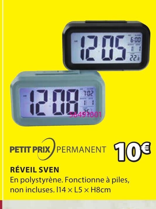 Promo Réveil Sven chez JYSK