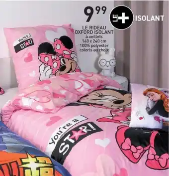 Stokomani Le Rideau Oxford Isolant offre