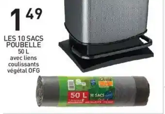 Stokomani Les 10 Sacs Poubelle offre