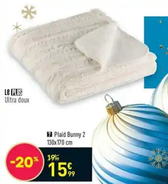 Conforama Plaid Bunny 2 offre