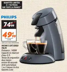 Netto Machine à café senseo philips offre