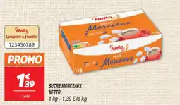 Netto Sucre morceaux netto offre