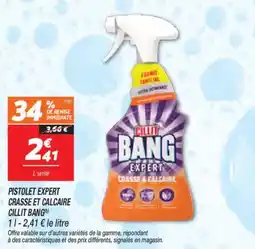 Netto Pistolet expert crasse et calcaire cillit bang offre