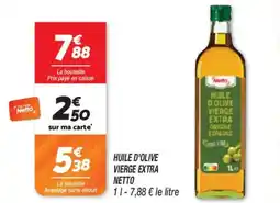 Netto Huile d'olive vierge extra netto offre