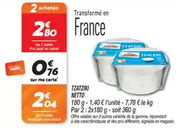 Netto Tzatziki netto offre