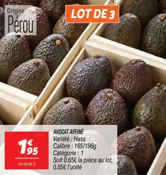 Netto Avocat affine offre