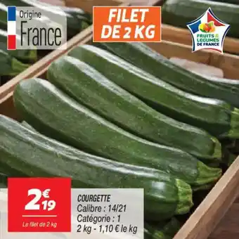 Netto Courgette offre
