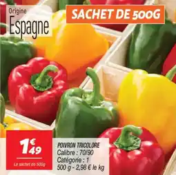 Netto Poivron tricolore offre