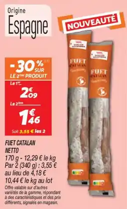 Netto Fuet catalan netto offre