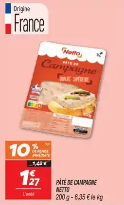 Netto Pâté de campagne netto offre