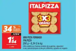 Netto Mini pizza formaggi italpizza offre