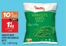 Netto Haricots verts extra-fins surgelés netto offre