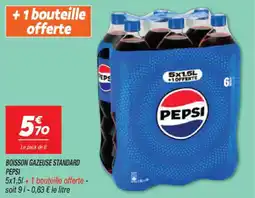 Netto Boisson gazeuse standard pepsi offre