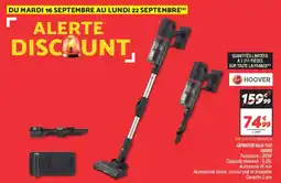 Netto Aspirateur balai flex hoover offre