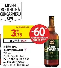 Intermarché Hyper Bière ipa sant erwann offre