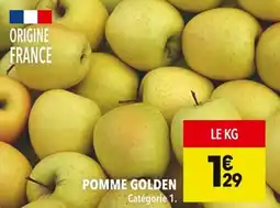 Supeco Pomme golden offre