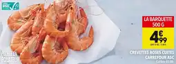Supeco Crevettes roses cuites carrefour asc offre