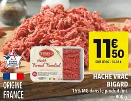 Supeco Haché vrac bigard offre