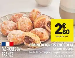 Supeco 8 mini beignets chocolat offre