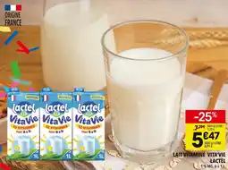 Supeco Lait vitaminé vita'vie lactel offre