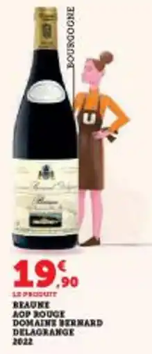 Super U Beaune aop rouge domaine bernard delagrange offre