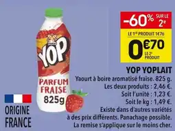 Supeco Yop yoplait offre