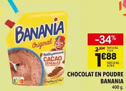 Supeco Chocolat en poudre banania offre
