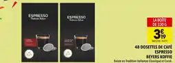 Supeco 48 dosettes de café espresso beyers koffie offre