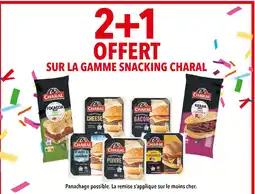 Supeco Charal 2+1 offert sur la gamme snacking Charal offre
