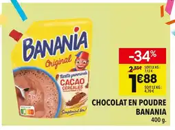 Supeco Banania Chocolat en poudre offre