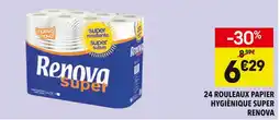 Supeco Renova 24 rouleaux papier hygiènique Super offre