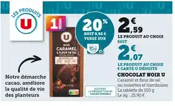U Express U Chocolat noir U offre