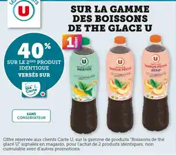 U Express U Boissons de thé glacé offre