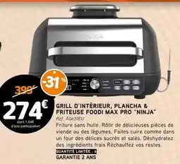 E.Leclerc Ninja - grill d'intérieur, plancha & friteuse foodi max pro offre