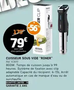 E.Leclerc Cuisseur sous vide offre