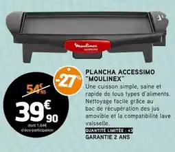 E.Leclerc Moulinex - plancha accessimo offre