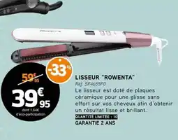 E.Leclerc Rowenta - lisseur offre