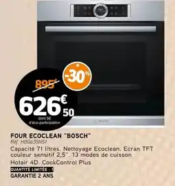 E.Leclerc Bosch - four ecoclean bosch offre