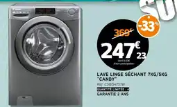 E.Leclerc Candy - lave linge séchant 7kg/5kg offre