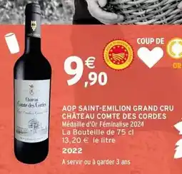 Intermarché Aop saint-emilion grand cru offre