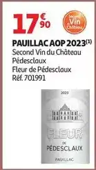 Auchan Supermarché Château - pauillac aop 2023 offre