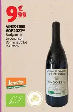 Auchan Supermarché Vinsobres aop 2021 offre